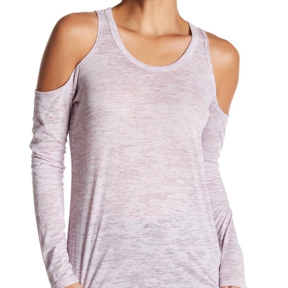 Alternative Tops - ALTERNATIVE Long Sleeve Cold Shoulder Tee Sz XS